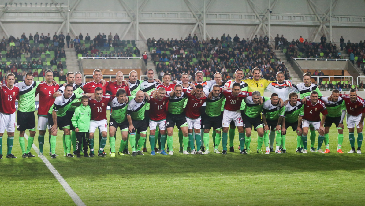 Az öregfiúk-válogatott volt az új Haladás-stadion első vendége